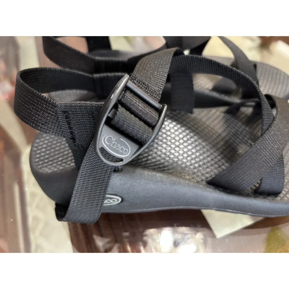 Chaco Men's Black Strappy Sandals Adjustable Buckle US 8 EU 39 J102014
